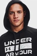 Мужское черное худи UA RIVAL FLC SIGNATURE HD Under Armour 3XL 1366363-001 - изображение 2