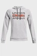 Мужское серое худи UA RIVAL FLC SIGNATURE HD Under Armour XL 1366363-014 - изображение 5
