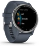 Смарт-часы Garmin Venu 2 Silver Bezel with Granite Blue Case and Silicone Band (010-02430-10) - изображение 2