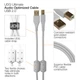 Кабель UDG Ultimate Audio Cable USB 2.0 A-B White Straight 1m (U95001WT) - изображение 4