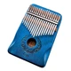 Музыкальный инструмент Калимба Cega (Kalimba) на 17 язычков с орнаментом Синяя (238-4) - изображение 2
