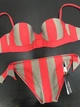 Купальник "Andres Sarda" анжеліка з трусиками сліп на зав'язках червона смужка 80С 3407-818 - изображение 3