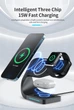 Док-станция Open Wireless 20W Charger 4в1 Magnetic Wireless Charger для iPhone 12-13/Apple Watch/AirPods - изображение 6