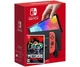 Nintendo Switch (OLED model) Neon Blue-Red + Игра Metroid Dread (русская версия) - изображение 1
