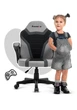 Кресло геймерское компьютерное Детское HUZARO RANGER 1.0 Grey Mesh Обивка ткань - изображение 3
