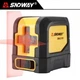Лазерный уровень нивелир SNDWAY SW-311R красный луч + кронштейн + сумка желтый - изображение 4