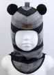 Зимняя шапка шлем Beezy для мальчика 1402-51-21 Мишка р. 2 (50-53 см) - изображение 1