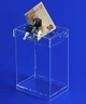 Ящик для пожертвований PlasticMarket 1,5 литра, с замком, под формат А6 (PR-204) - изображение 1