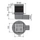 Трап сливной Alcaplast APV31 - изображение 2