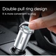 Автомобільний зарядний пристрій Joyroom C-A45 20W Mini 2-port ring-pull fast car charger, сірий - зображення 2