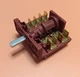 Перемикач п'ятипозиційний для електроплит AC424B 16А 250V Т150 (контакти всередині 4+4) JRGESON Туреччина - зображення 2