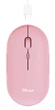Mysz Trust Puck Wireless/Bluetooth Pink (TR_24125) - obraz 1
