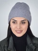 Шапка жіноча Malisa Тейлор 15-1137-DX-164 54-58 Сірий меланж - зображення 2