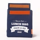 Термосумка Lunch Bag (Ланч Бег) Pack and Go "Lunch Bag M" темно синий (LB303) - изображение 2
