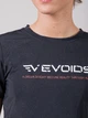 Спортивная футболка для фитнеса женская Evoids 552113-010 M Черная (2007005210463) - изображение 4