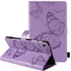 Защитный чехол Deexe Butterfly для Samsung Galaxy Tab A7 Lite (T220/T225) - Purple - изображение 1