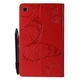 Захисний чохол Deexe Butterfly для Samsung Galaxy Tab A7 Lite (T220/T225) - Red - зображення 3
