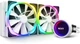 Система рідинного охолодження NZXT Kraken X63 280 мм White RGB Fans (RL-KRX63-RW) - зображення 1
