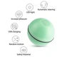 Игрушка для кошки USB smart мяч-шарик с хаотичным движением и излучаемой красной точкой Зеленый - изображение 4