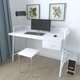Письменный стол Ferrum-decor Комфорт 750x1000x600 Белый металл ДСП Белый 32 мм (KOMF015) - изображение 1
