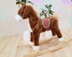Музична конячка-качалка Bambi MP 0080 Коричневий - зображення 1
