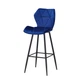 Барный стул Onder Metal TORINO Б-Т синий В-1026 BAR 75 - ML - изображение 1