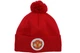 Шапка з помпоном Flexfit FC Manchester United 53-57 см красная (F-0918-519) - изображение 3