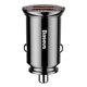 Автомобильное зарядное устройство Baseus Circular Plastic 30W Quick Charge 3.0 2USB (5A) Black - изображение 3