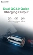 Автомобильное зарядное устройство Baseus Circular Plastic 30W Quick Charge 3.0 2USB (5A) Black - изображение 7