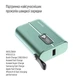 Универсальная мобильная батарея ColorWay Full Power 10000mAh Green (CW-PB100LPK2GR-PDD) - изображение 4