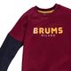 Спортивный костюм с толстовкой с логотипом Brums 213BFEP001-785 бордовый 122 - изображение 4