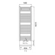 Сушка для рушників Zehnder Virando 1226 x 500 мм чорний (AB-120-050-05-9017) - зображення 3