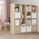 Коробка для зберігання з кришкою, біла 32x35x32 см, TJENA IKEA - зображення 2