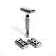 Станок для гоління Т-подібний Rockwell 6C Double Edge Safety Razor White Chrome (Світлий хром) - зображення 2