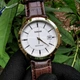Часы наручные мужские кварцевые золотые с кожаным ремешком оригинал Casio MTP-V004GL-7AUDF (модуль №5058) - изображение 4