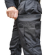 Штани тактичні Armoline POLICE BLACK. XL - зображення 6