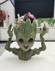 Цветочный горшок кашпо Primo Грут Groot для цветов и канцелярии (GR-04) Primo GR-04 серый - изображение 3