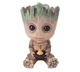 Цветочный горшок кашпо Primo Грут Groot для цветов и канцелярии (GR-06) Primo GR-06 серый - изображение 1