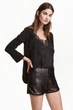Шорти H&M 42 чорний паєтки 9124395534 - зображення 2