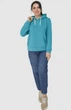 Худи For women М-310 54 Бирюзовый - изображение 4
