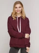 Худі Solo спортивне на флісі One Size Бордовий Wm1553 - зображення 1