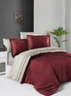 Постельный комплект First Choice S-486 Serenity dark red & beige евро m017874 - изображение 1