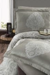 Постільна білизна з люкс сатину First Choice S-466 Milena beige євро m017487 - зображення 2
