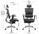 Офисное эргономичное кресло GT Racer X-807 Leather Black (P-02) - изображение 2