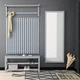 Набор реек под вешалку Fenster NVD-06 1100x1000x20 Светло-серый - изображение 4