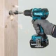 Аккумуляторная дрель-шуруповерт с ударом Makita DHP485RFJ LXT, 18В + 2 АКБ 3 Ah + З/У + кейс Makpac электрический ручной ударный бесщеточный шуруповерт (4120) - изображение 12