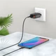 Зарядне мережеве HOCO C86A Illustrious (2USB 2.4A) Micro USB Чорний - изображение 4