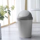 Ведро для мусора MBM HOME с крышкой BIN-10 9 л Пластиковое Серое (BIN-10 9L GRAY) - изображение 3