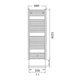 Полотенцесушитель Zehnder Virando 1226 x 600 мм чорний (AB-120-060-9017) - зображення 3