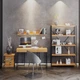 Стол компьютерный Fenster Моррис 2 Чёрный ДСП Бук 730x1200x600 - изображение 3